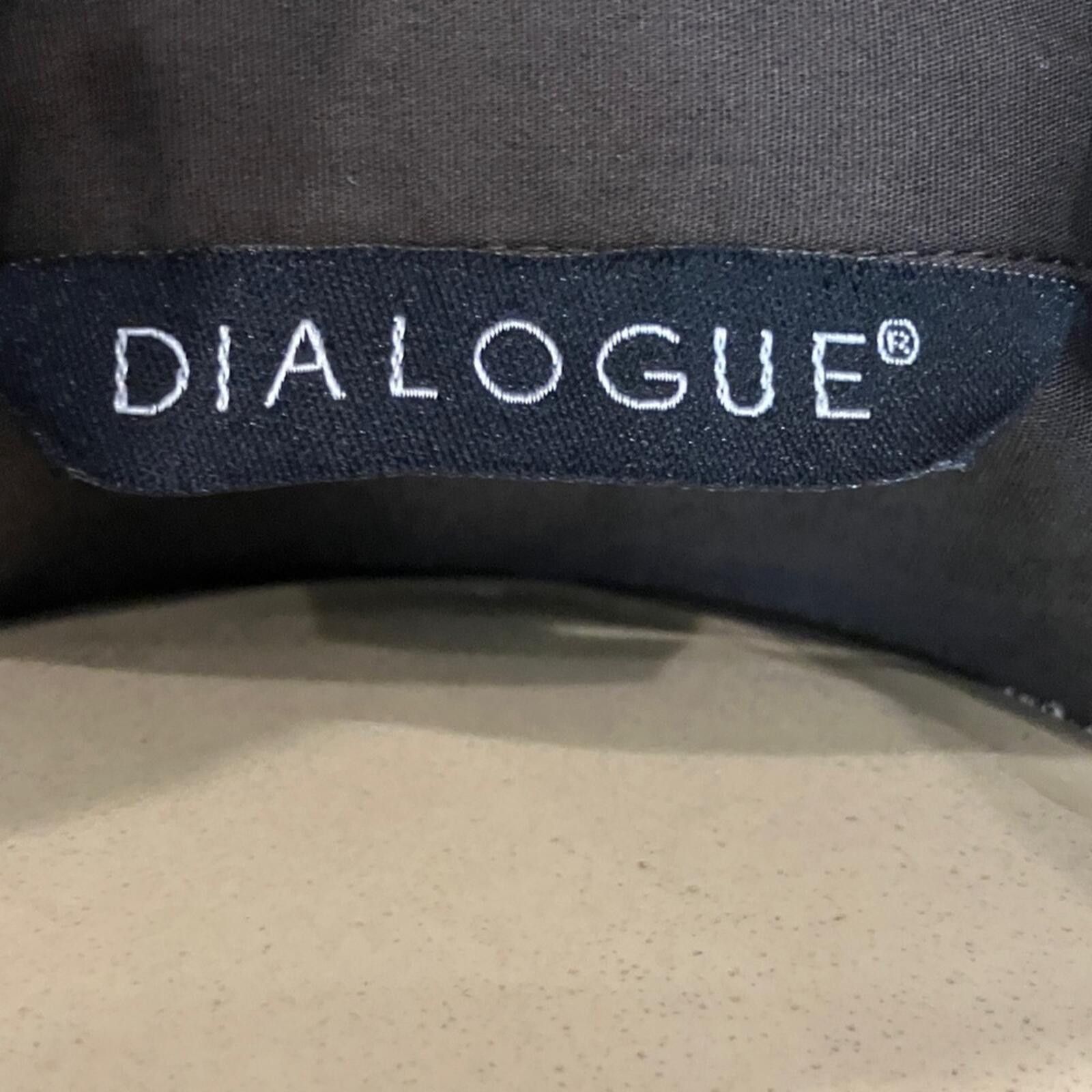 Other NWOT Dialogue Dark Brown Button-Down Shirt Size S / US 4 / IT 40 - 2 Thumbnail