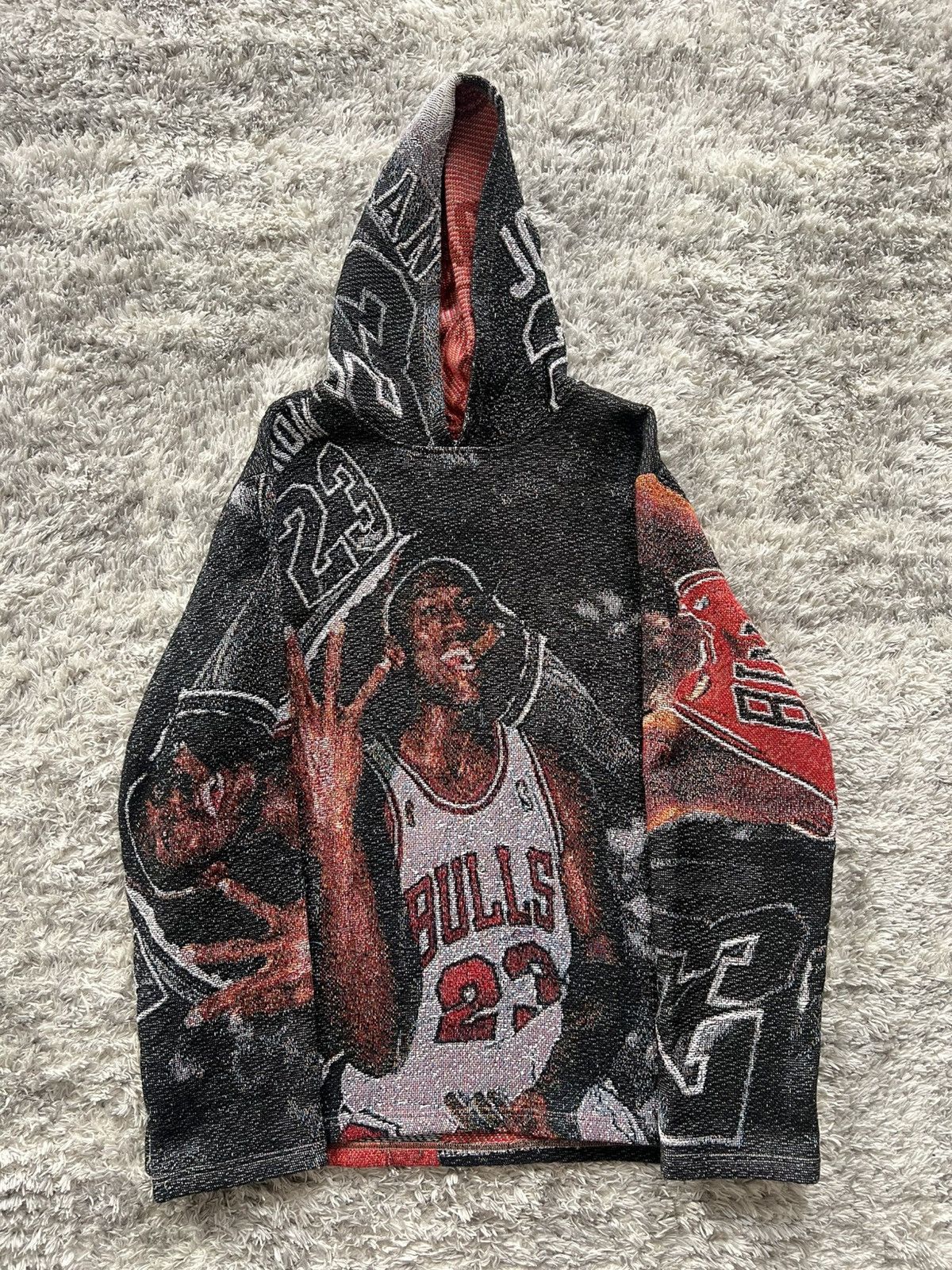 Other Custom Michael Jordan 3 Peat Tapestry Hoodie Size US L / EU 52-54 / 3 - 1 Thumbnail