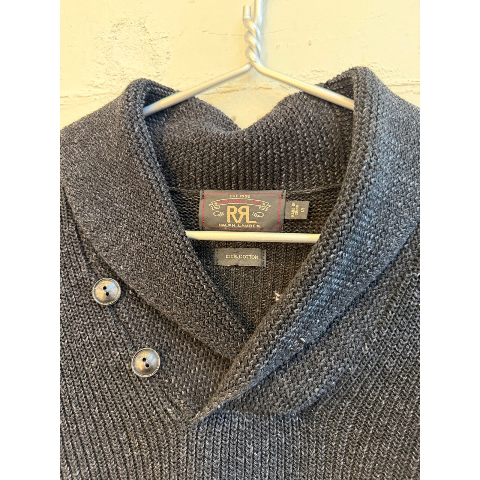RRL Ralph Lauren RRL Ralph Lauren Shawl Pullover Knit Sweater Size US S / EU 44-46 / 1 - 3 Thumbnail