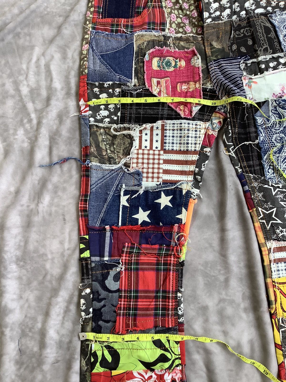 If Six Was Nine If6w9 Style Patchwork Emo Punk Size US 34 / EU 50 - 11 Thumbnail