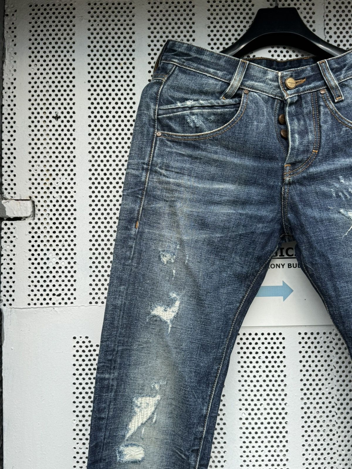 Takeshy Kurosawa Takeshy Kurosawa Handmade Jeans Blue Size US 32 / EU 48 - 4 Thumbnail
