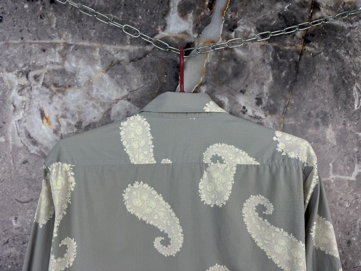 Club Monaco Club Monaco Paisley Button Up Shirt Gray Casual Men’s Size US M / EU 48-50 / 2 - 12 Thumbnail