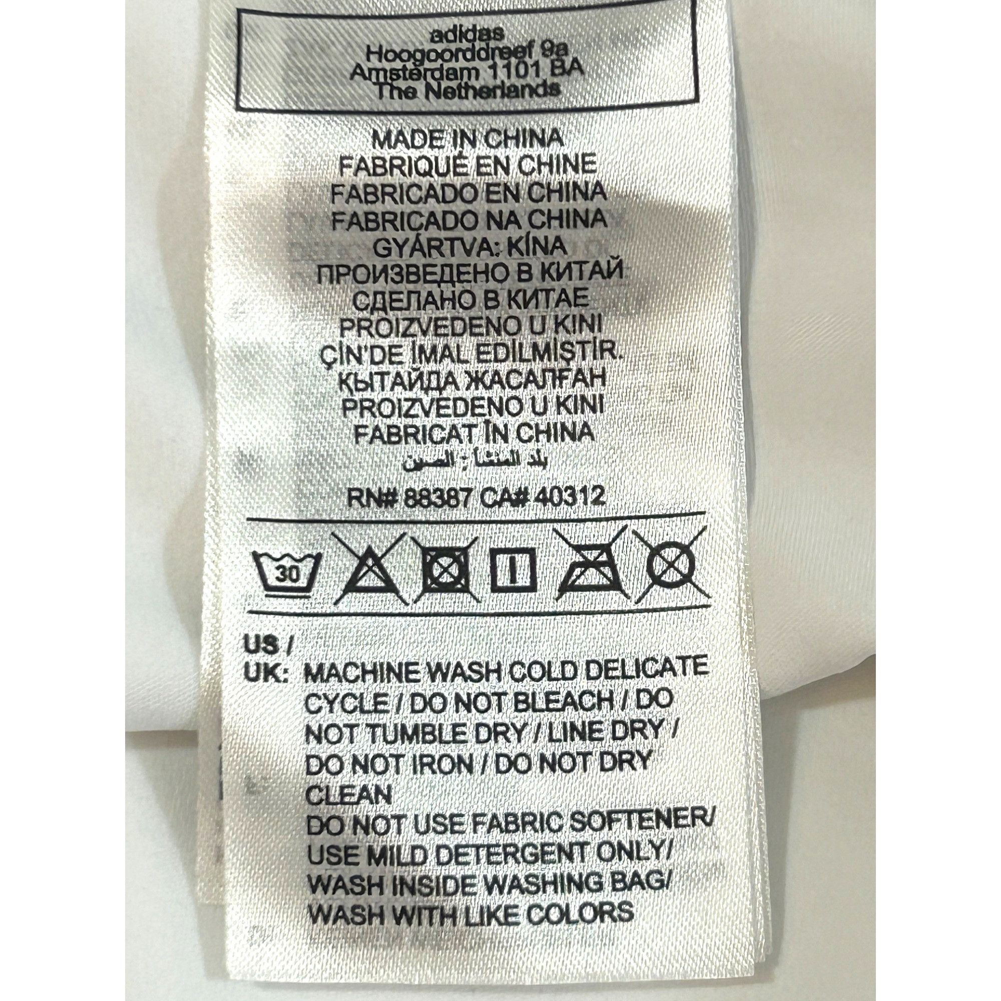 Adidas Adidas Women’s Tennis Shorts White Logo Compression Tights A Size 24" / US 00 / IT 34 - 4 Thumbnail