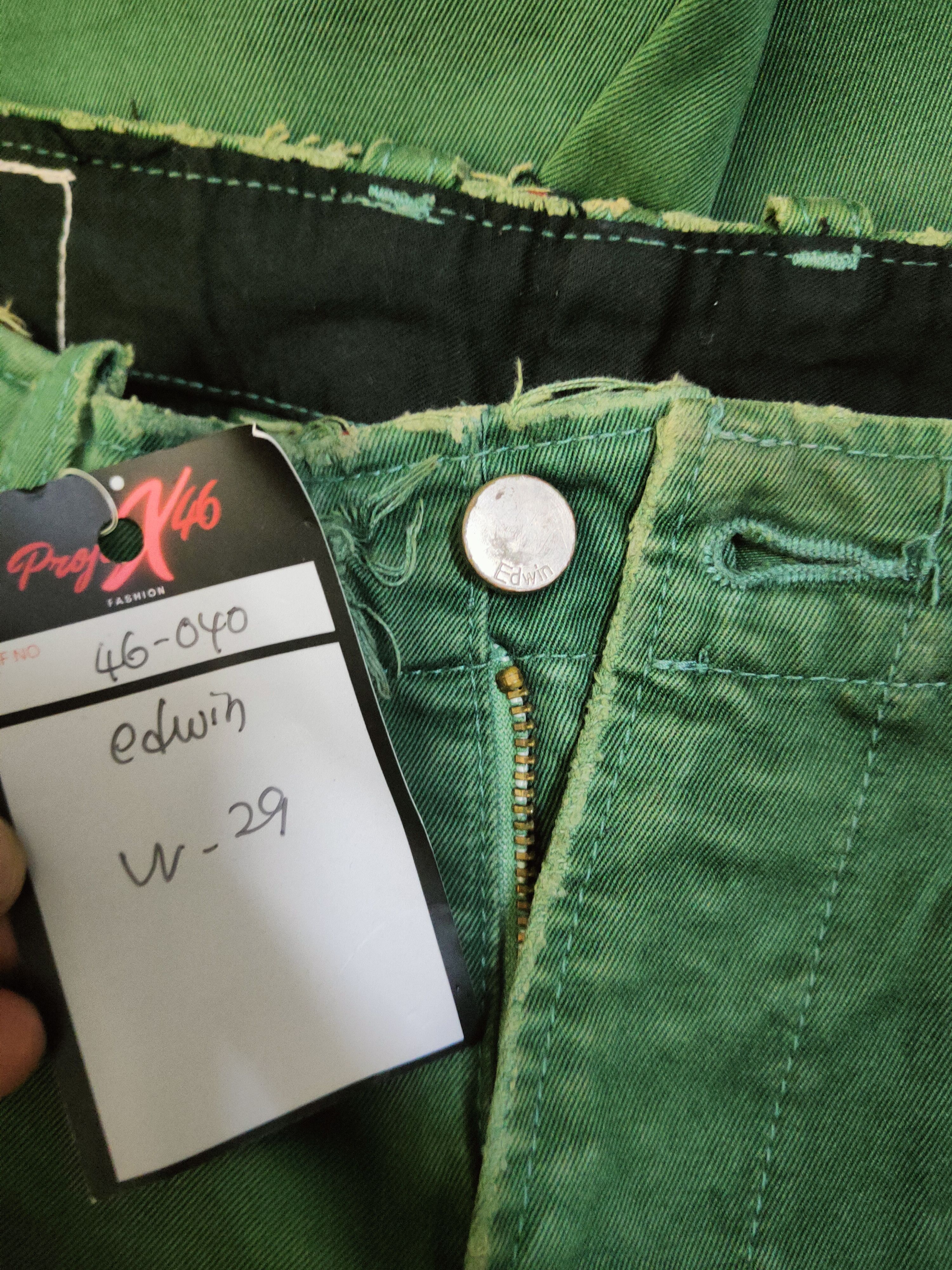 Edwin DL Edwin Green Multipocket Casual Pants #46-040 Size US 30 / EU 46 - 15 Thumbnail