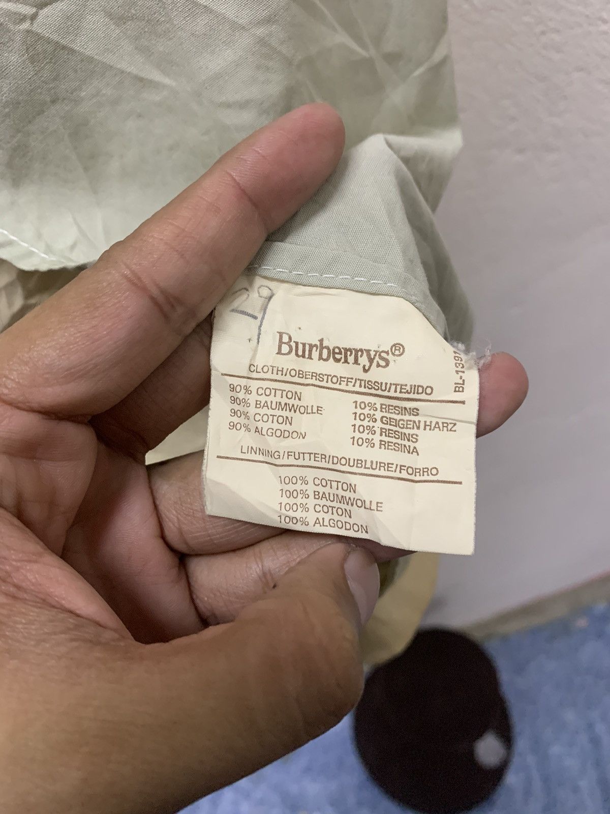 Burberry Vintage Burberry Jacket Size US XL / EU 56 / 4 - 9 Thumbnail