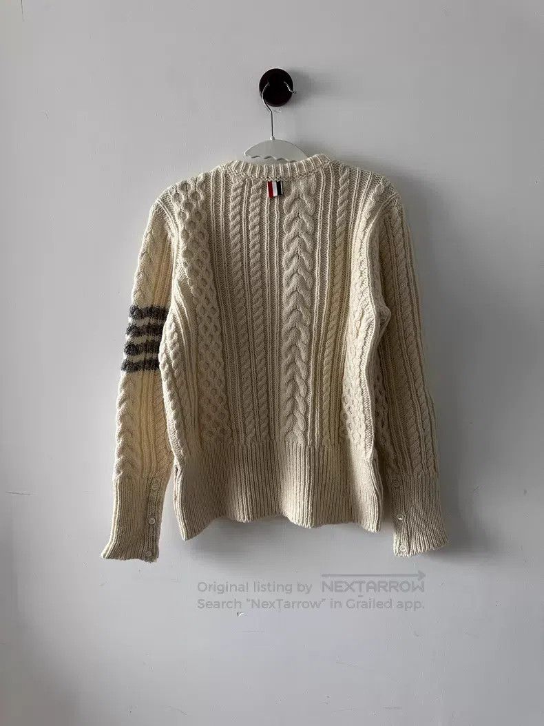 Thom Browne Thom Browne Ivory Knit Sweater Size US M / EU 48-50 / 2 - 2 Thumbnail