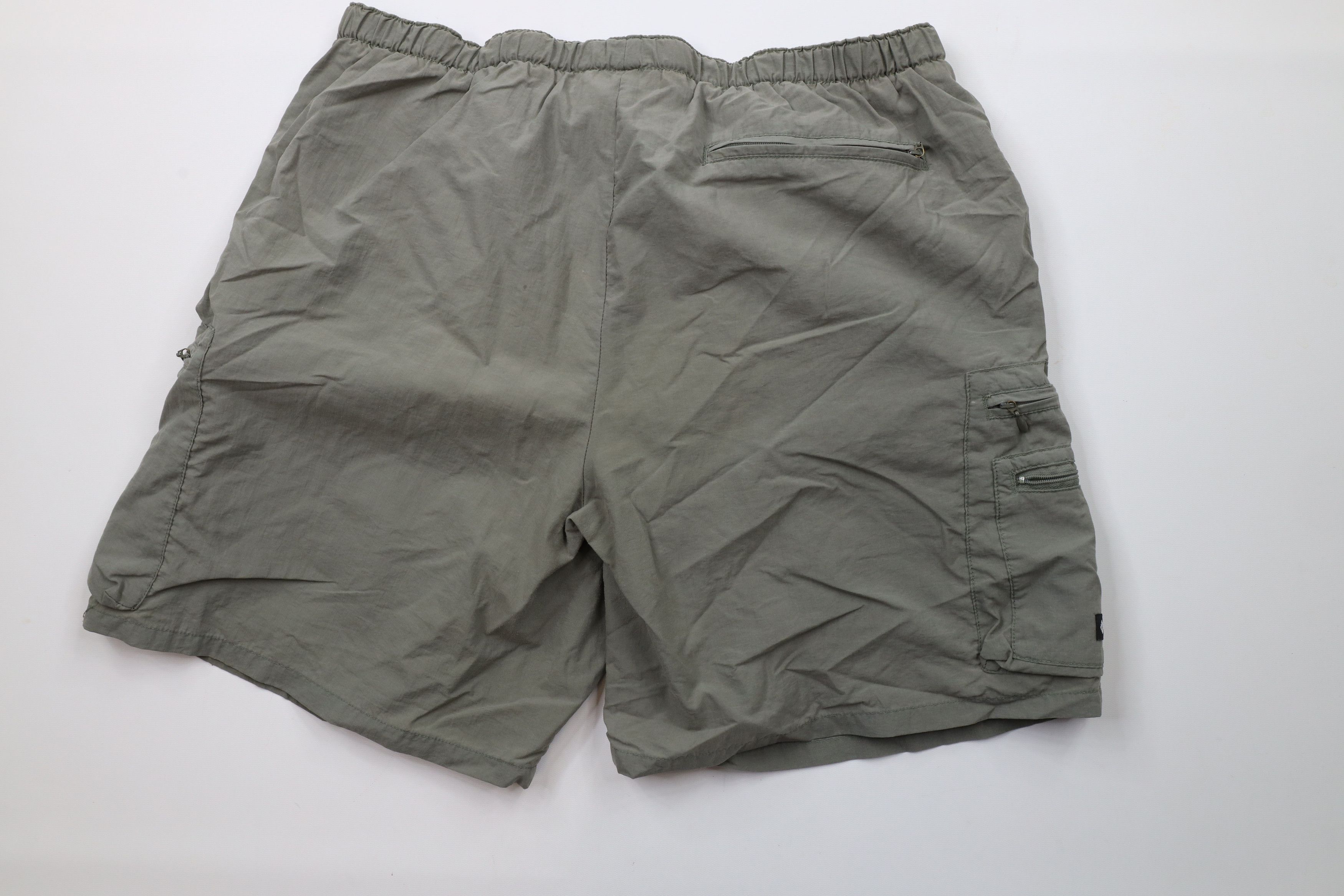 Columbia × Vintage Vintage 90s Columbia Lined Belted Above Knee Shorts Green Size US 34 / EU 50 - 12 Thumbnail