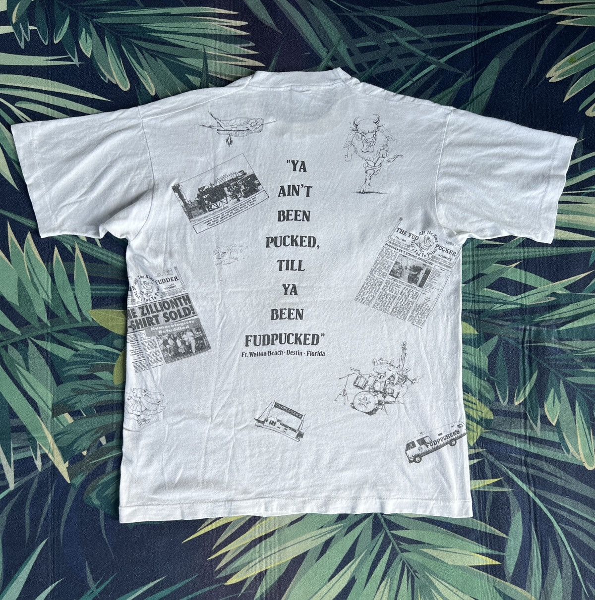 Fruit Of The Loom × If Six Was Nine ▶️ Vintage 90s FUDPUKER'S ©️ 1992 FUDPuKER'S,INC Size US L / EU 52-54 / 3 - 2 Thumbnail