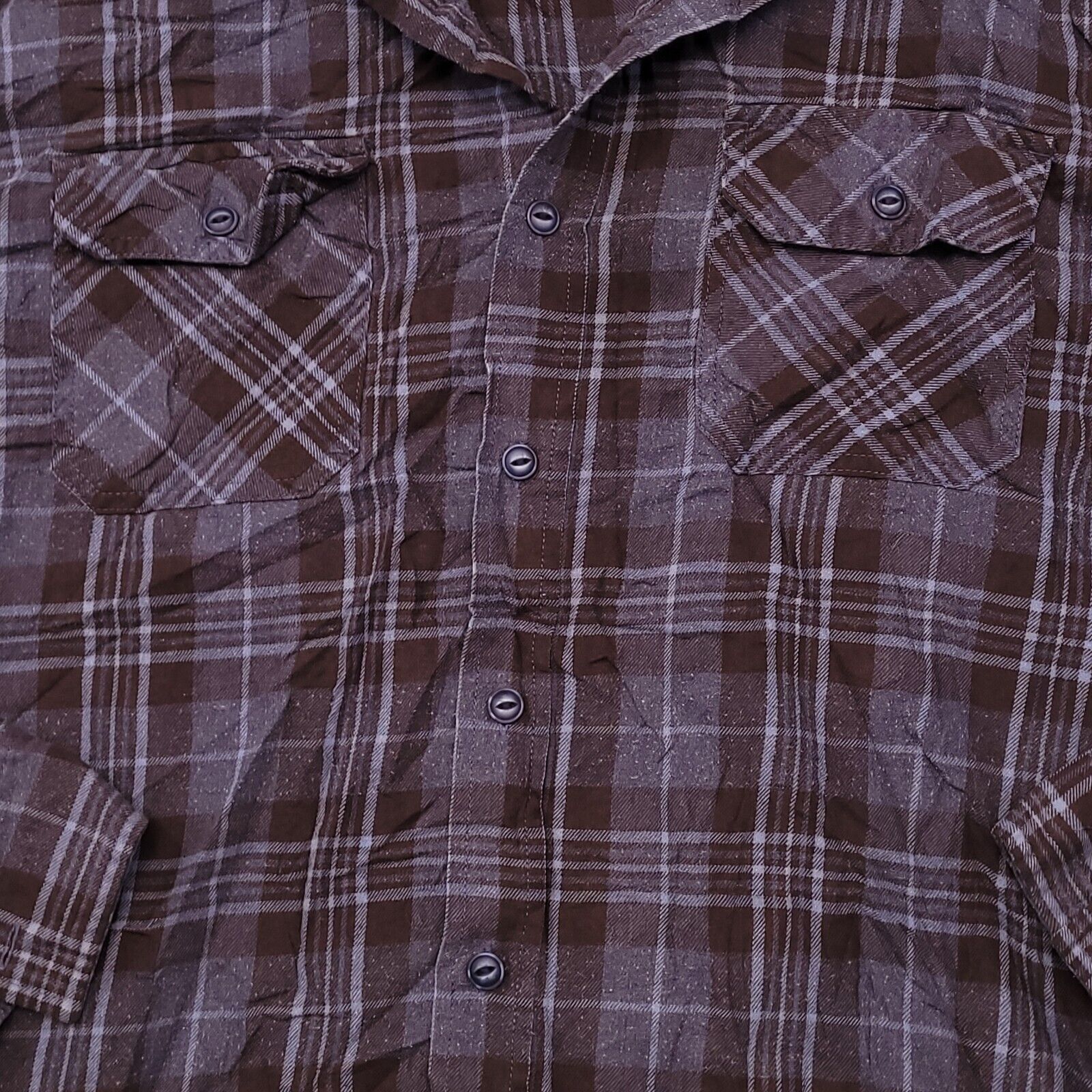 Weatherproof Weatherproof Tartan Flannel Casual Shirt Womens Size M Gray Size M / US 6-8 / IT 42-44 - 5 Thumbnail