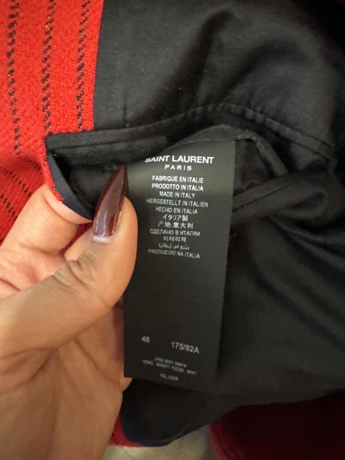 Yves Saint Laurent Red YSL blazer Size 46R - 6 Thumbnail