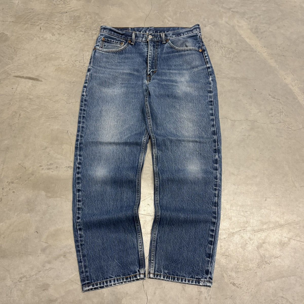 Levi's Vintage Levi’s Baggy Denim Jeans Faded Whiskered Grunge Size US 32 / EU 48 - 1 Thumbnail