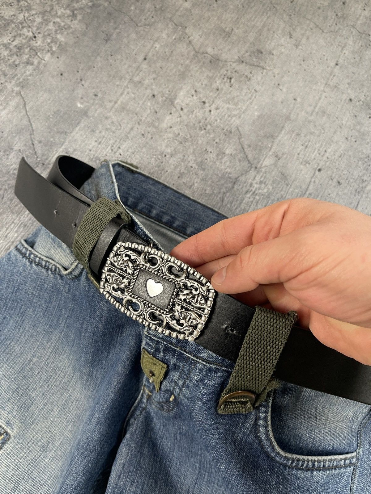 Vintage Vintage Y2K Avant Garde Studded Metal Details Belt Size ONE SIZE - 3 Thumbnail