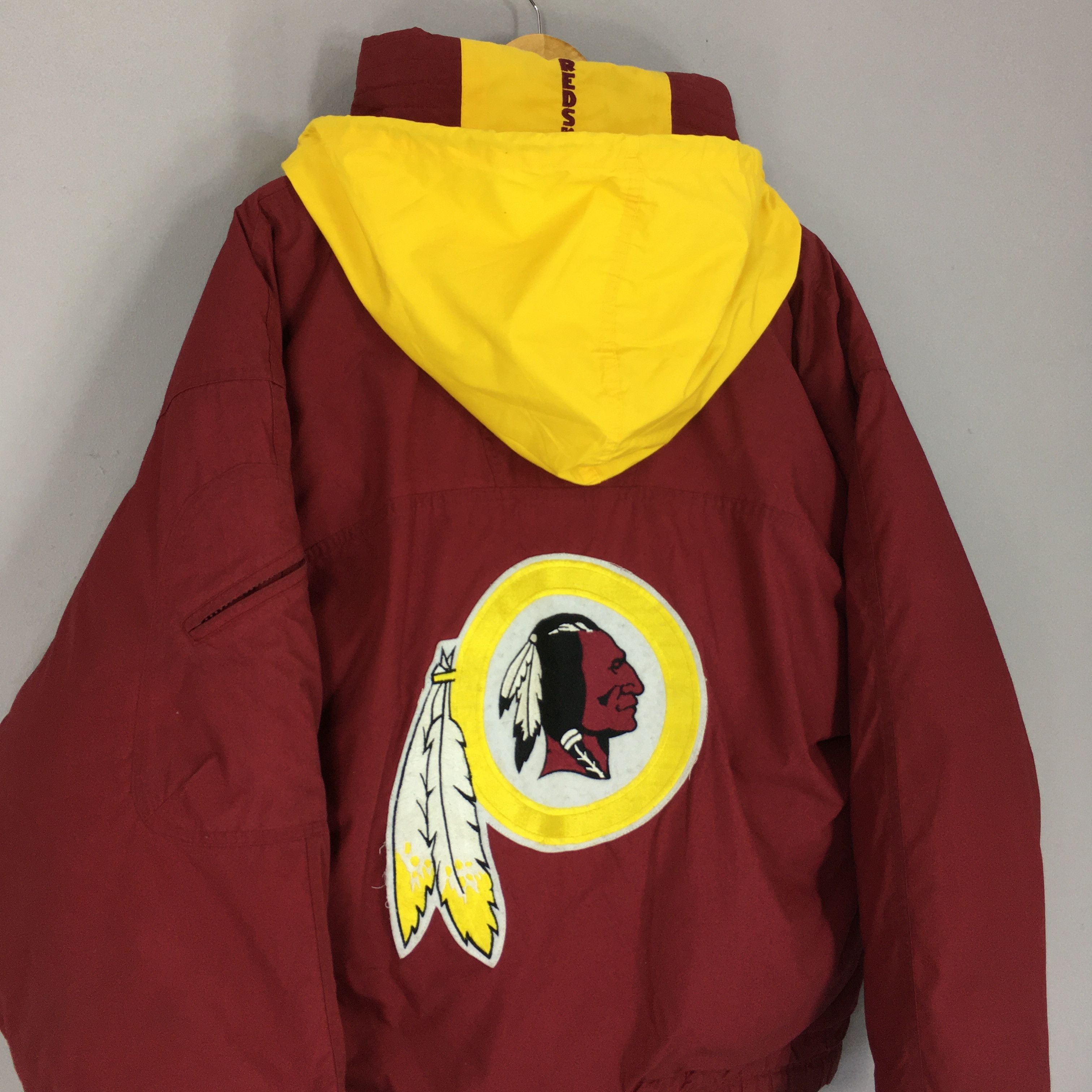 NFL Vintage Washington Redskins NFL Bomber Hoodie Jacket XLarge Size US XL / EU 56 / 4 - 2 Thumbnail