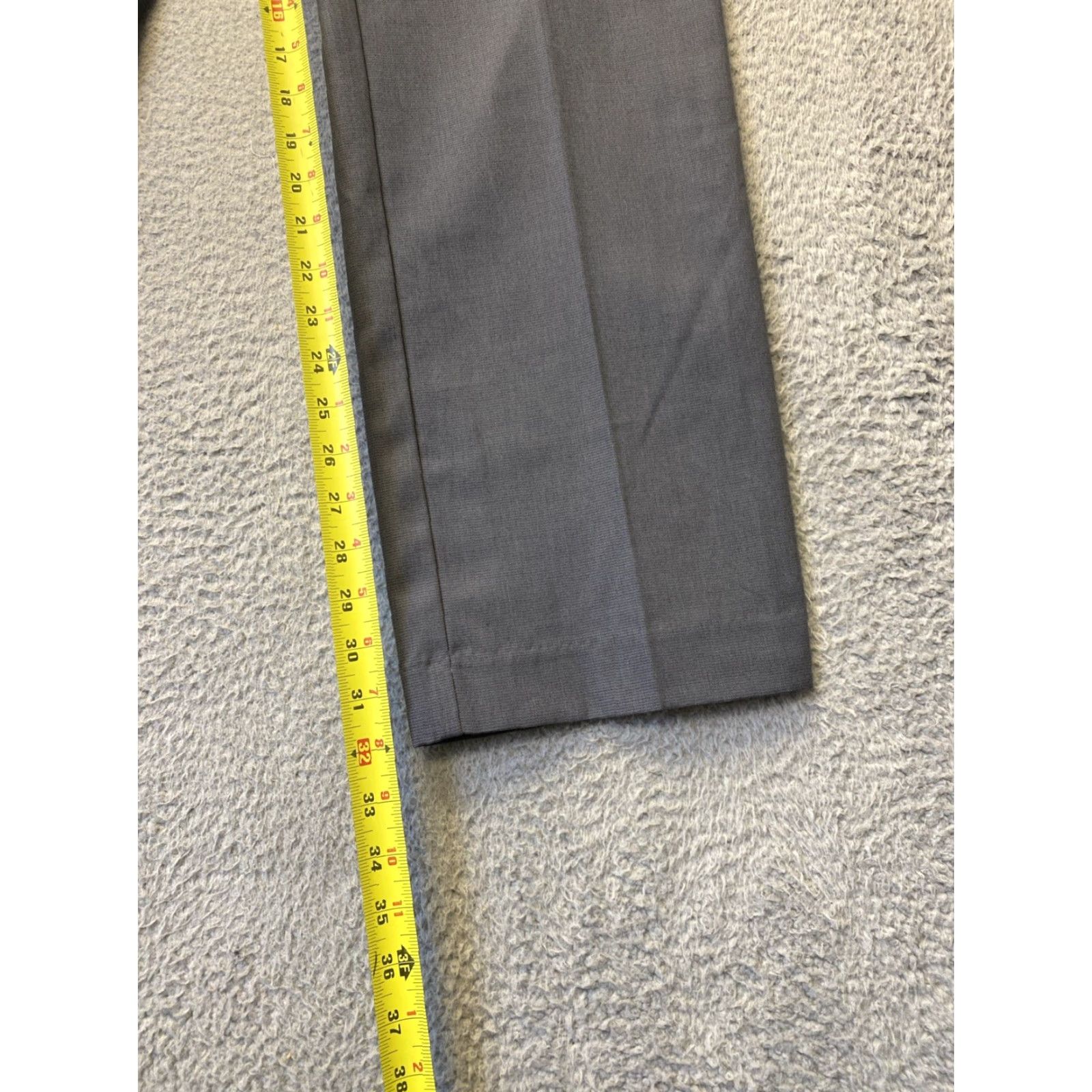 Banana Republic Banana Republic Pants Dress Men's 33x32 Gray Slim Straight Button/0669 Size US 33 - 4 Thumbnail