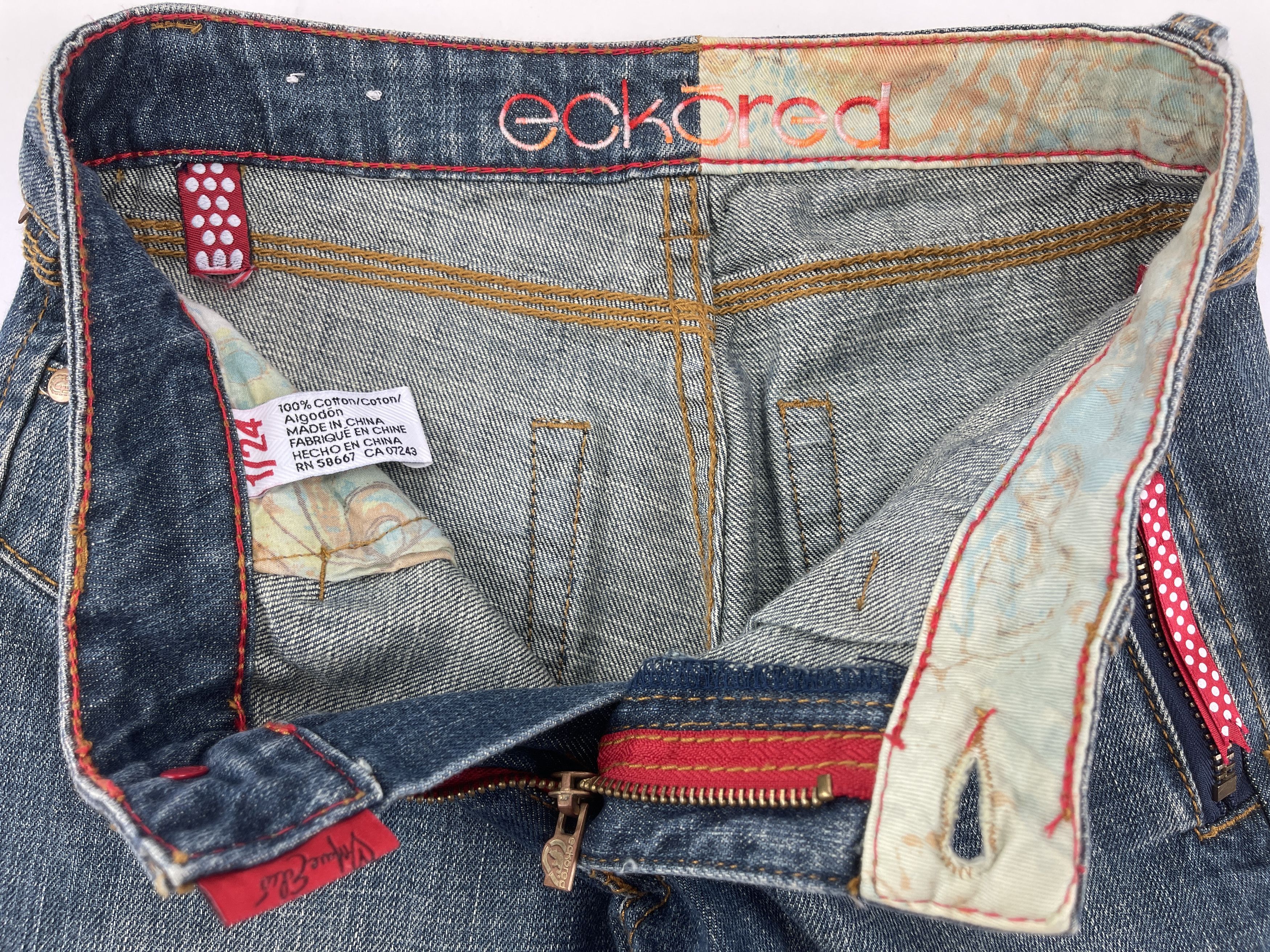 Ecko Unltd. Womens Ecko Unltd jeans, Ecko Red vintage 90s hip hop Y2K 26 Size 26" / US 2 / IT 38 - 14 Thumbnail