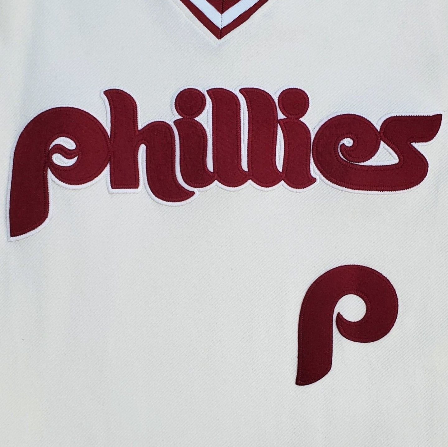 Cooperstown Collection × Majestic × Vintage Vintage Philadelphia Phillies Majestic Cooperstown Jersey Size US L / EU 52-54 / 3 - 2 Thumbnail