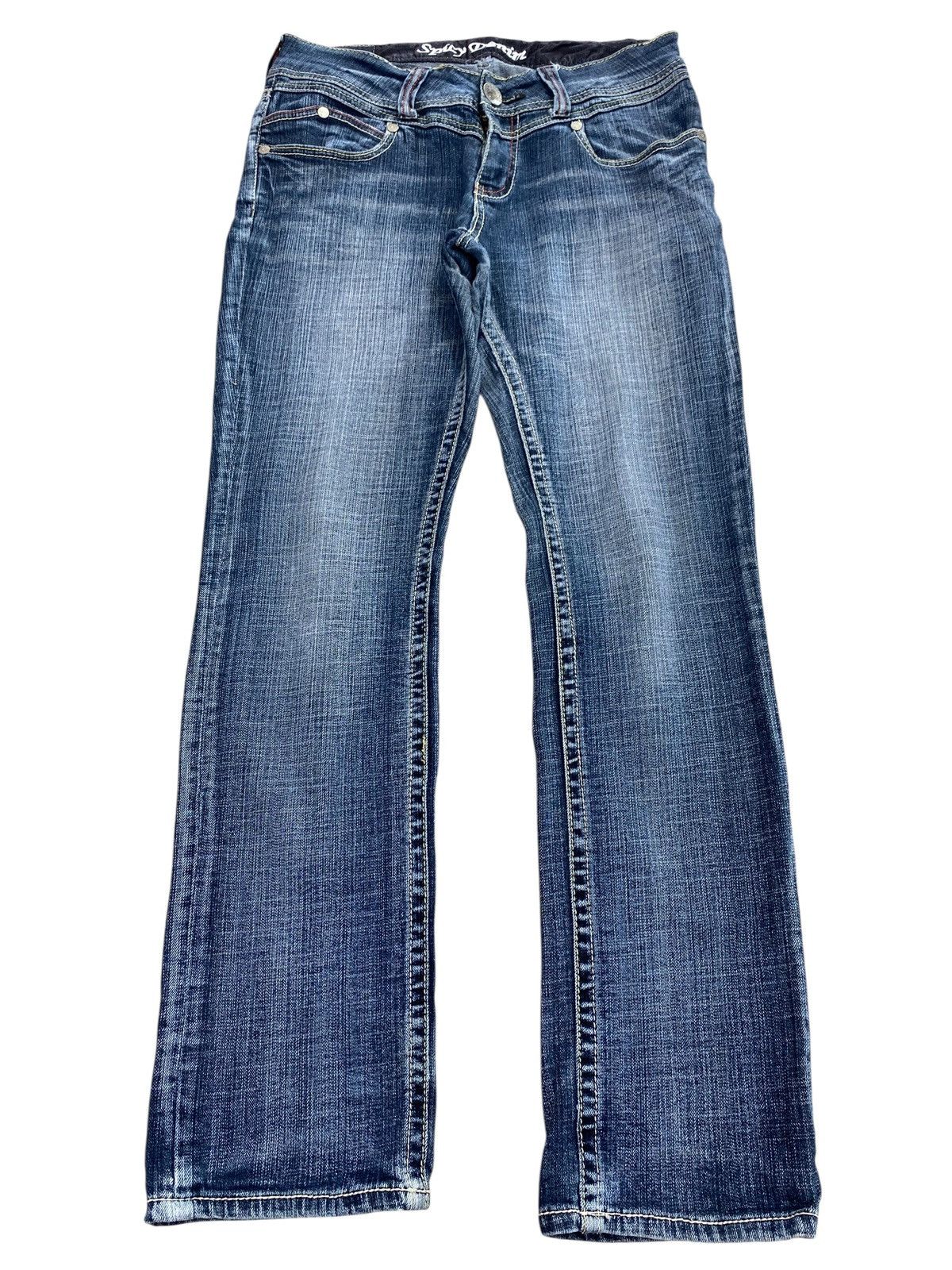 Other Japanese Brand Faded Wash Style Loose Jeans Size US 31 - 1 Thumbnail
