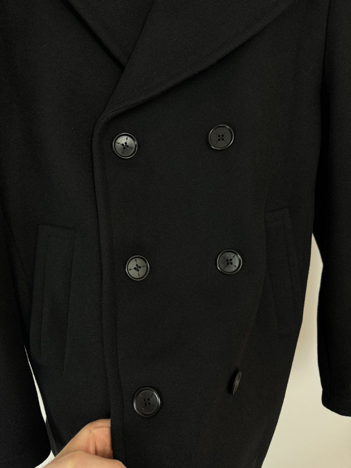 Viktor & Rolf Victor&Rolf x H&M Wool Coat Double-Breasted Black Mens 54 Size US L / EU 52-54 / 3 - 9 Thumbnail