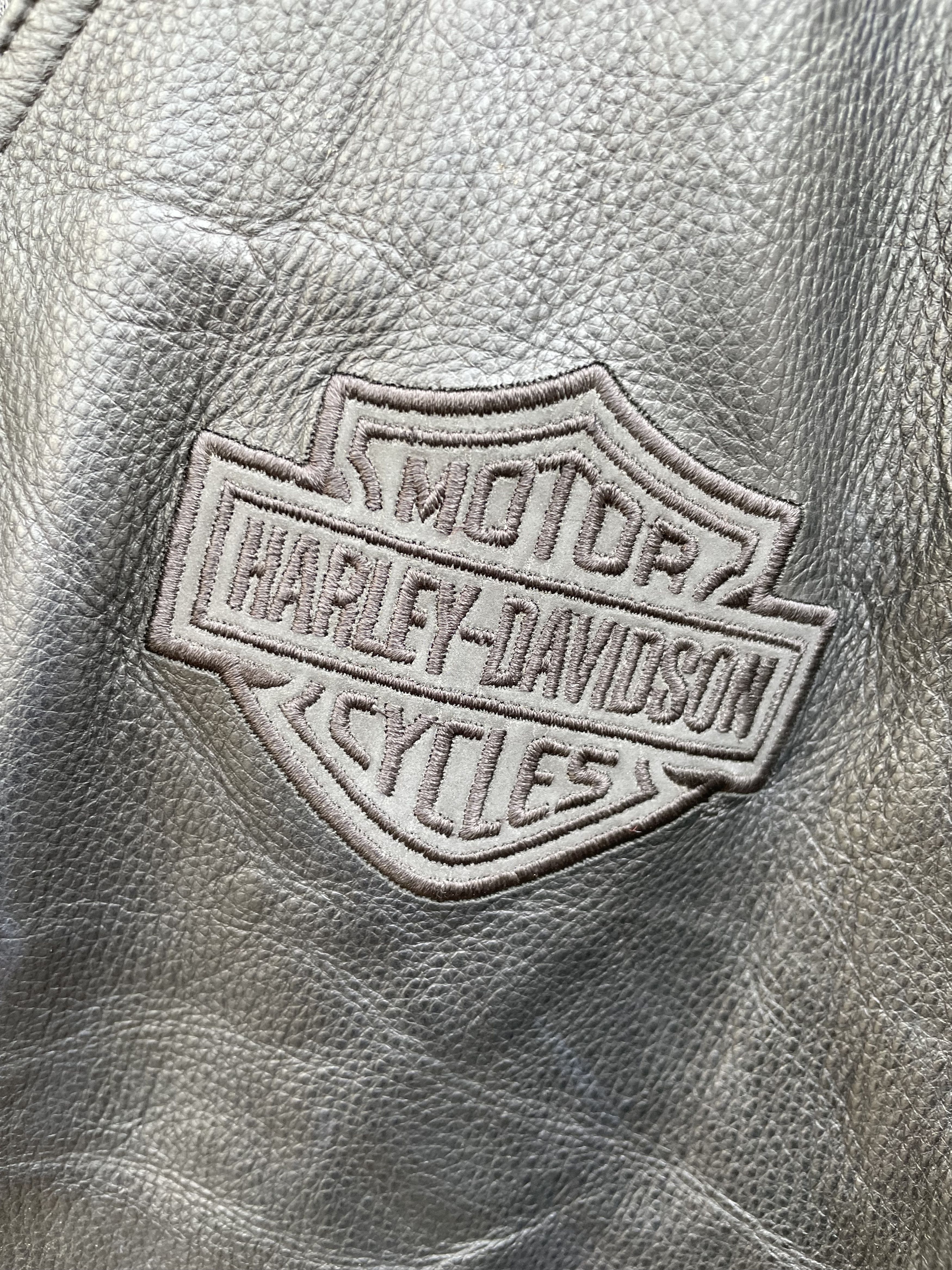 Harley Davidson Harley Davidson leather biker vest Size US XXL / EU 58 / 5 - 4 Thumbnail