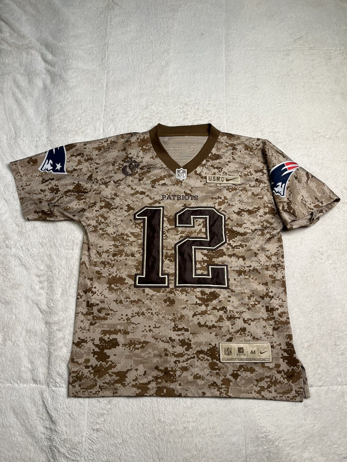 Nike Nike NFL New England Patriots Tom Brady USMC Military Jersey Size US L / EU 52-54 / 3 - 1 Thumbnail