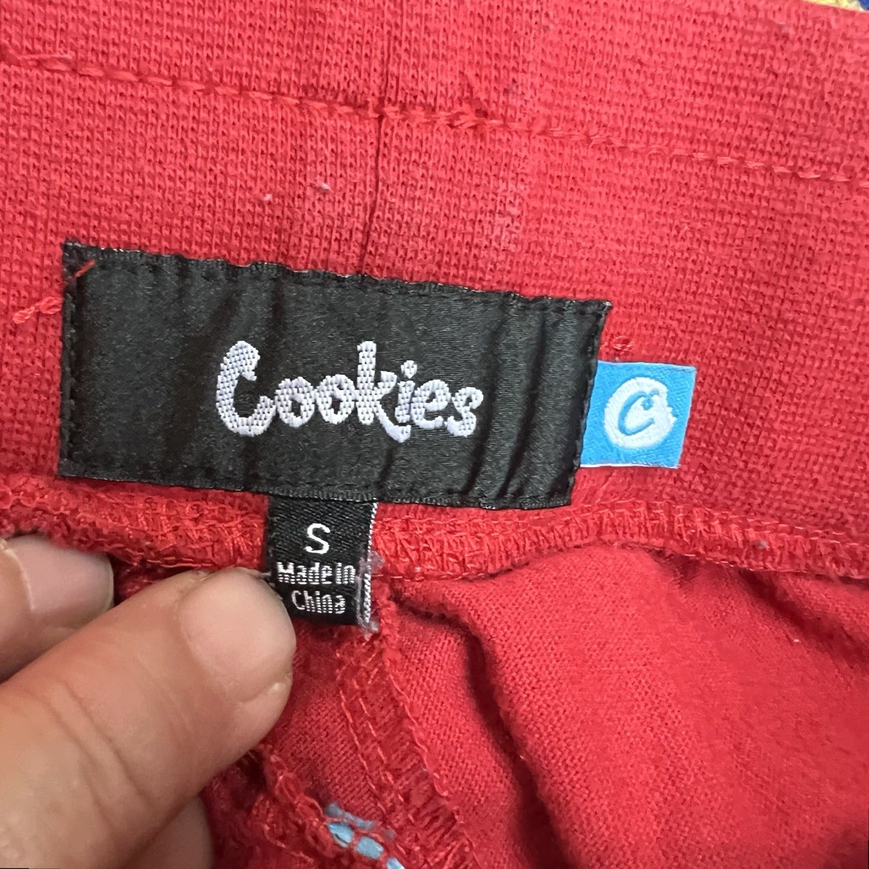 Vintage VTG Cookies CKS Sweat Shorts Mens S Red Cotton Puttin In Work Jersey 28X9 Size US S / EU 44-46 / 1 - 7 Thumbnail