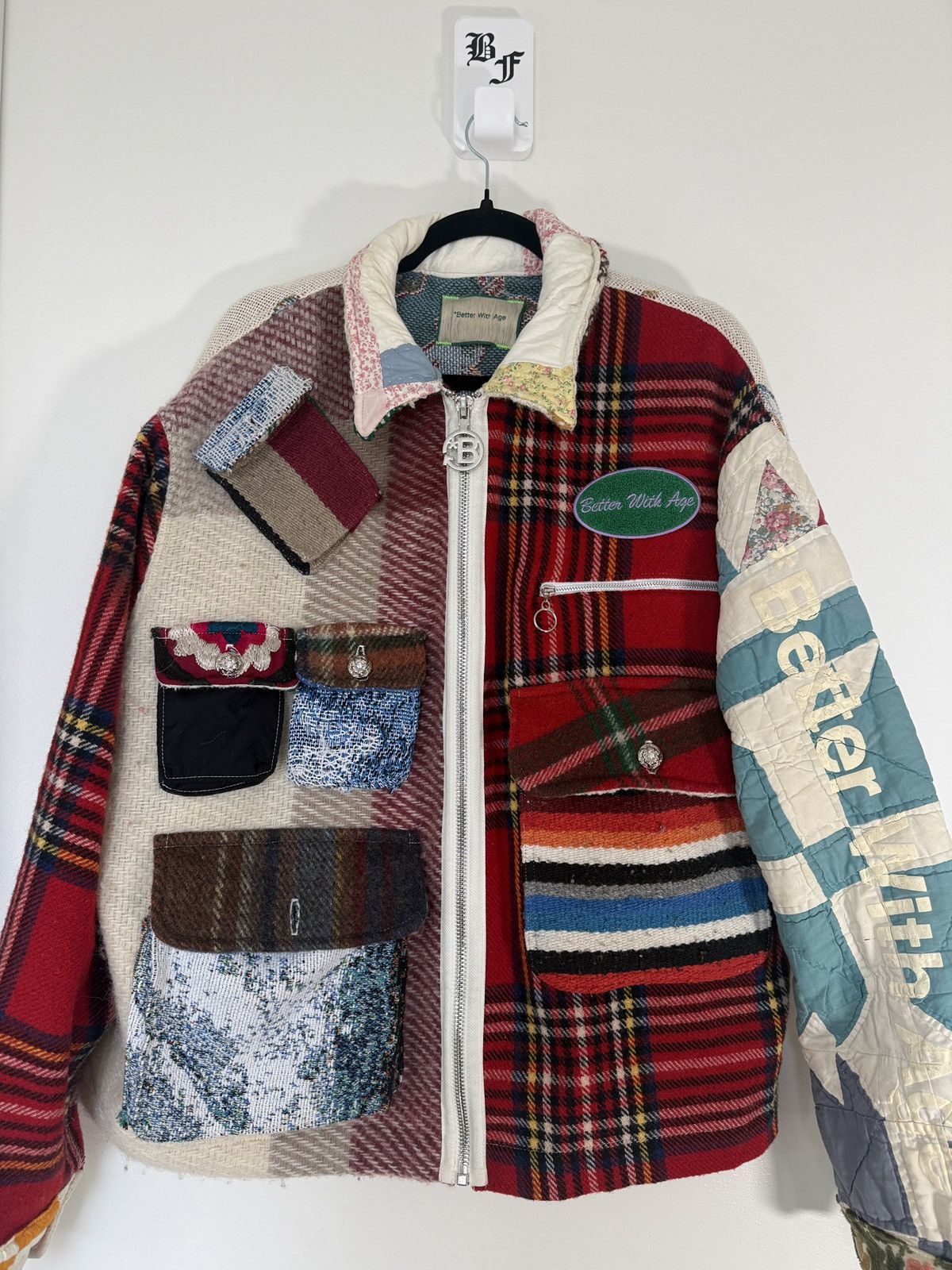 Better With Age Better With Age “Noah’s Ark” Patchwork Tapestry Jacket Size US L / EU 52-54 / 3 - 1 Thumbnail