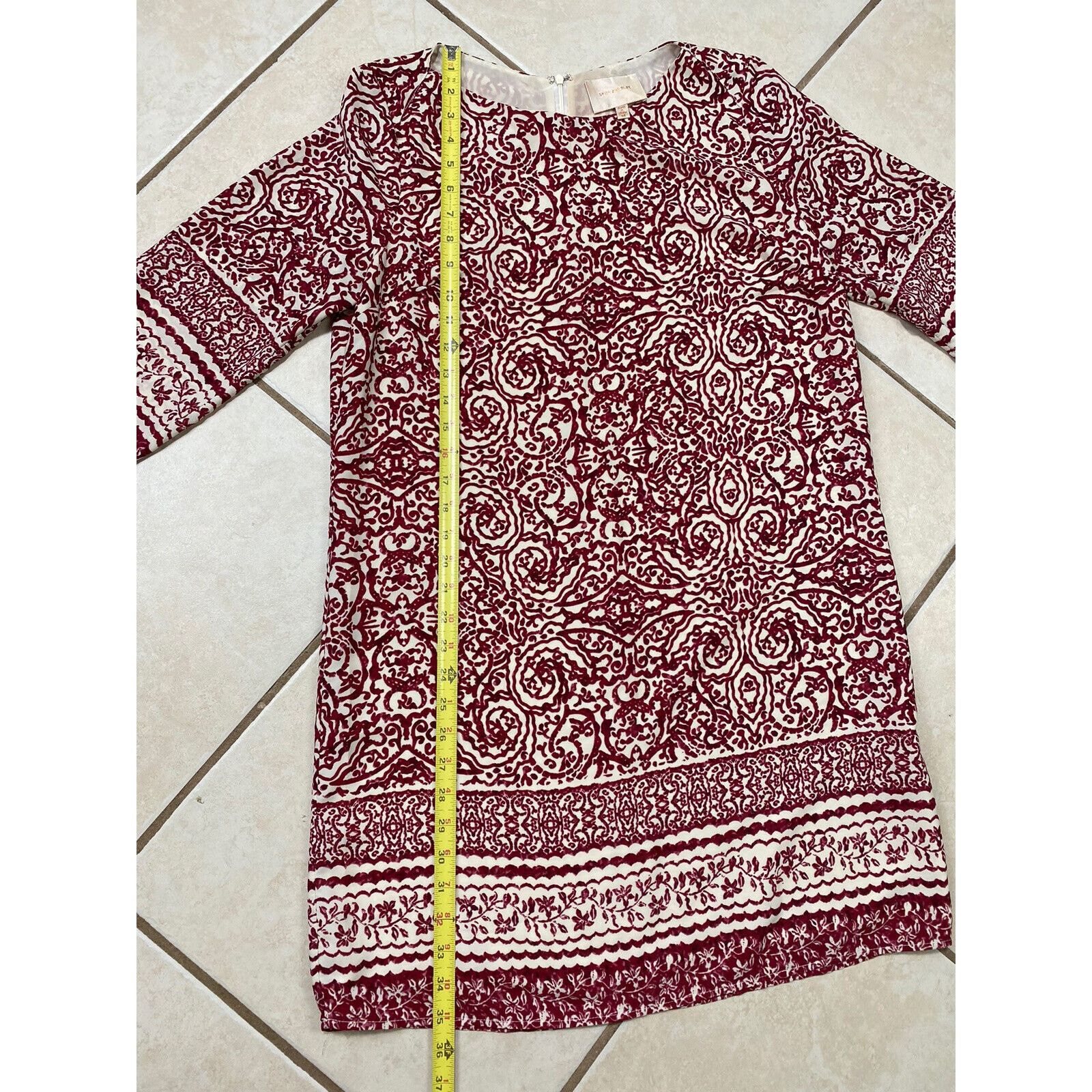 Other Skies Are Blue Shift Dress Boho Floral Tunic M 3/4 Sleeve Size M / US 6-8 / IT 42-44 - 11 Thumbnail