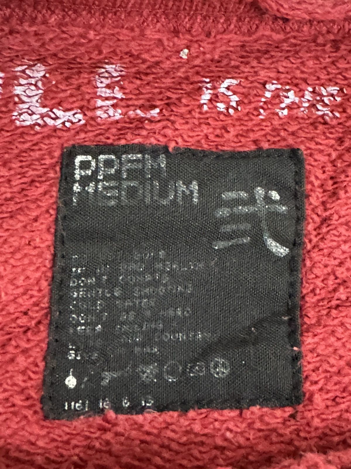 PPFM 💥 PPFM STRIPE RED BLACK GRUNGE DESTROYED DAMAGE KURT COBAIN Size US M / EU 48-50 / 2 - 19 Thumbnail
