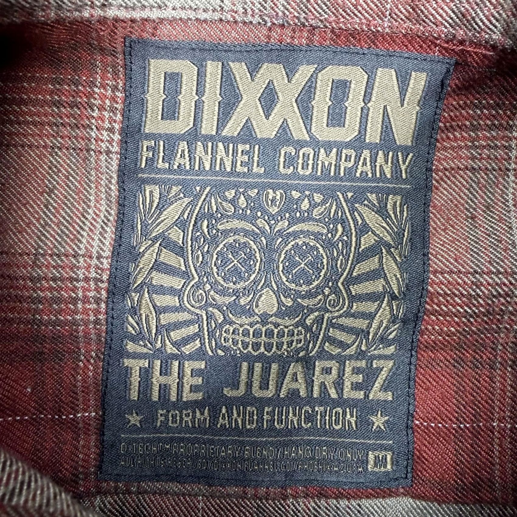 Vintage Dixxon Shirt Mens Medium Red Plaid Long Sleeve Snap Button Up Flannel The Juarez Size US M / EU 48-50 / 2 - 2 Thumbnail
