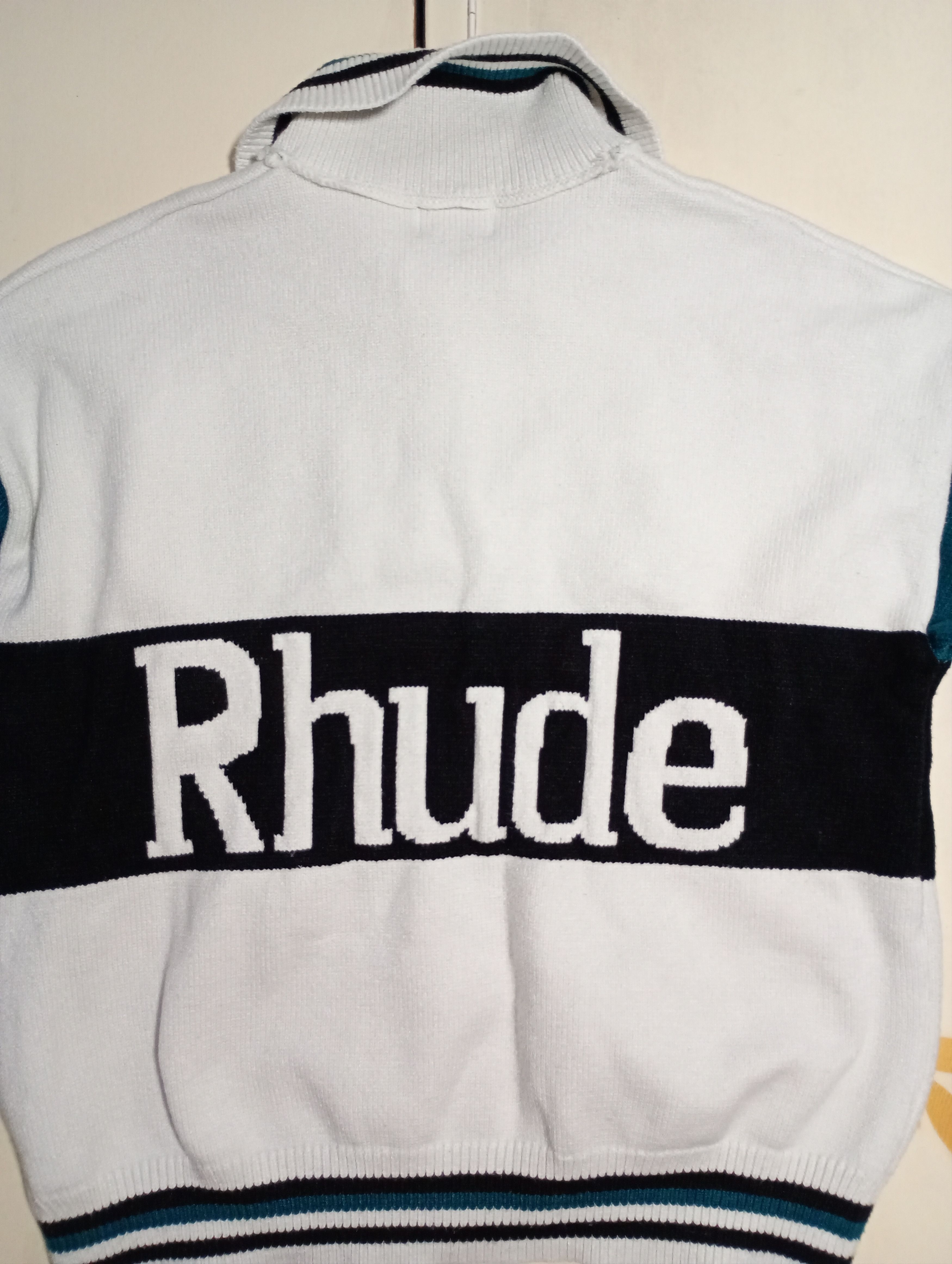 Rhude Rhude Knit Logo Rugby Sweater Size US M / EU 48-50 / 2 - 10 Thumbnail