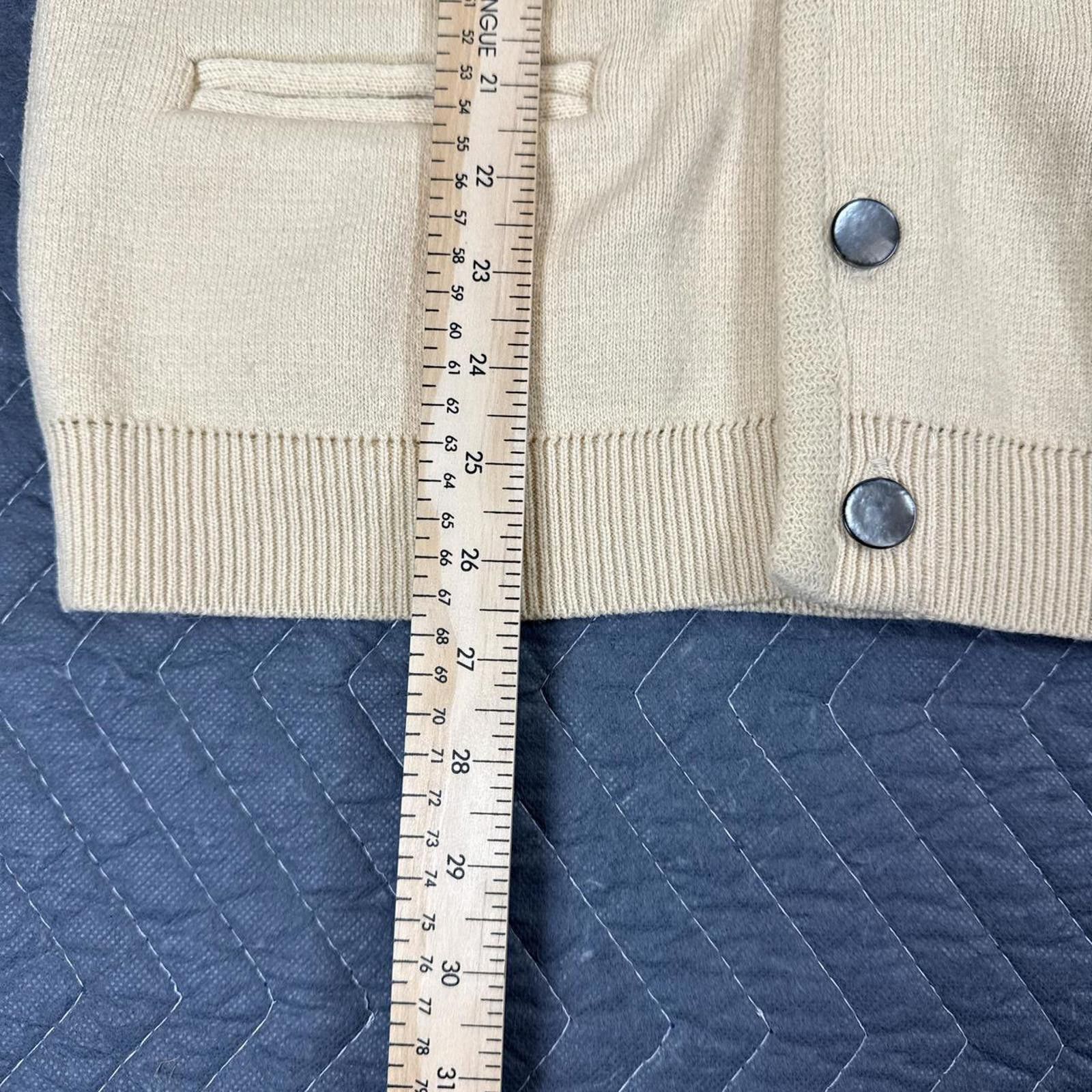 Sears Vintage Sears knit cardigan in a soft cream tone. Size US M / EU 48-50 / 2 - 5 Thumbnail