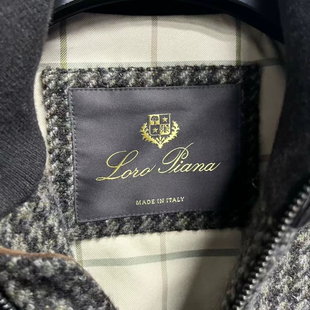 Loro Piana Loro Piana Chocolate Brown Check Wool Jacket Size US M / EU 48-50 / 2 - 3 Thumbnail