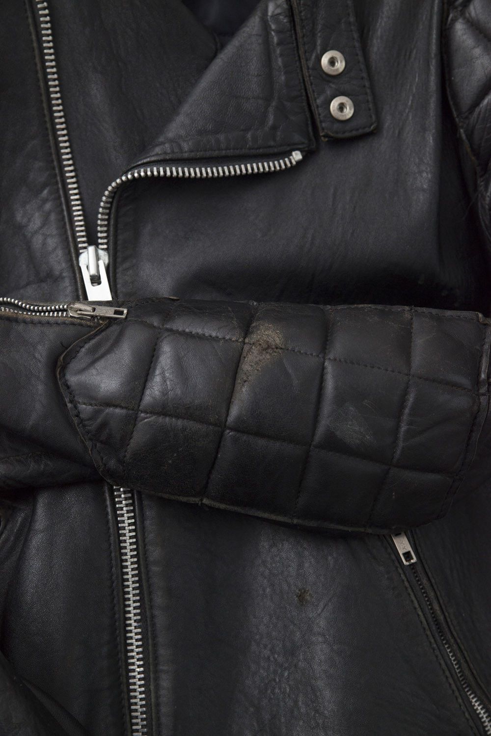 Vintage 1980's leather biker jacket Size US S / EU 44-46 / 1 - 6 Thumbnail