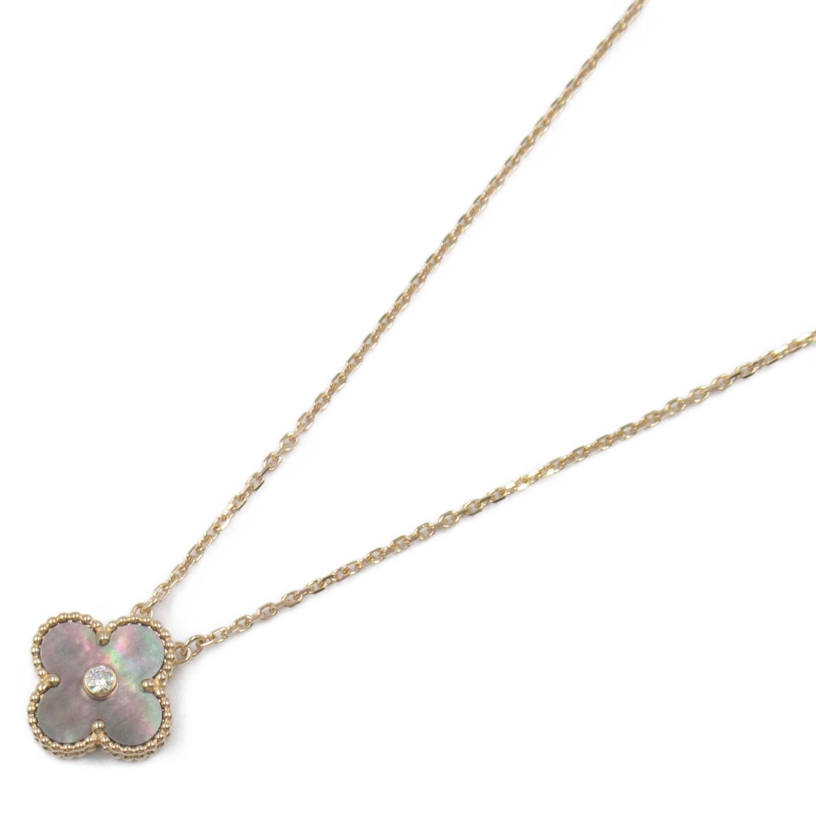 Van Cleef & Arpels Van Cleef & Arpels Van Cleef & Arpels Vintage Alhambra Au750 Necklace Metal Necklace Size ONE SIZE - 1 Thumbnail