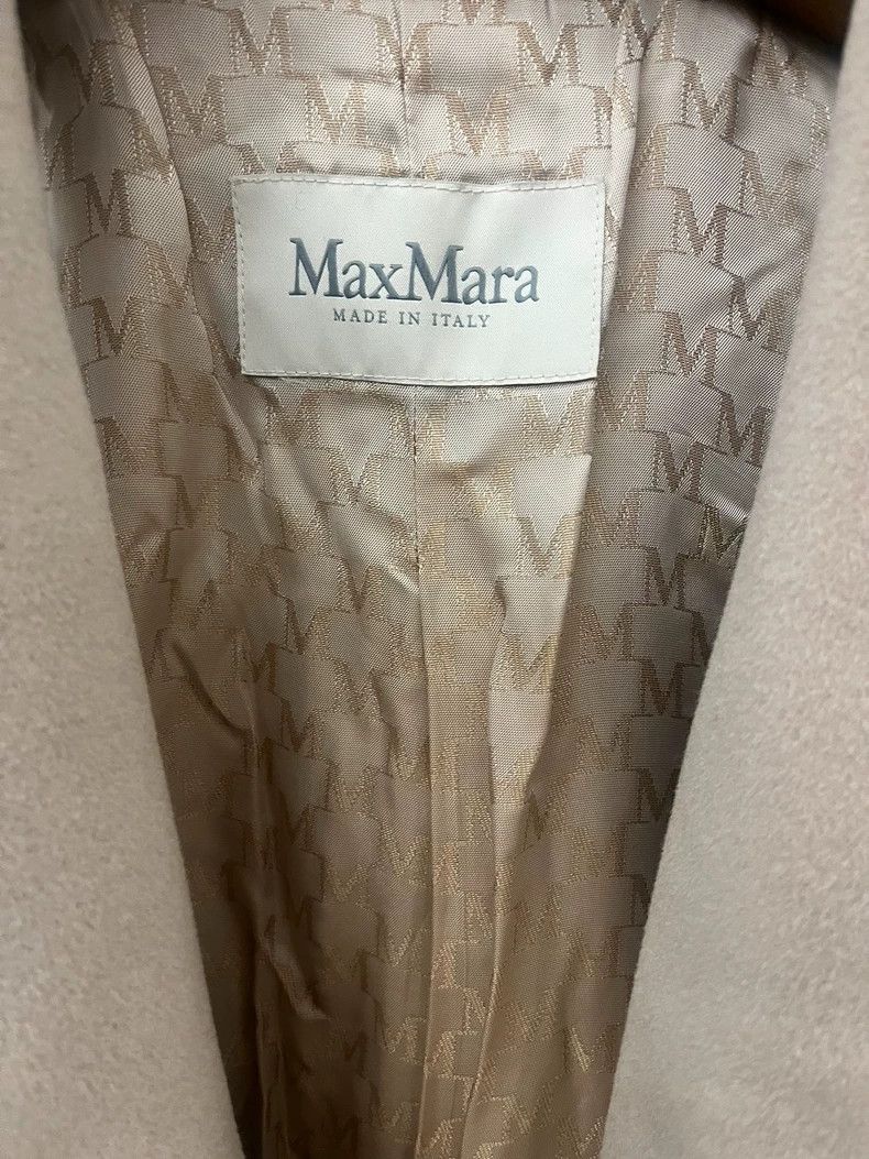 Max Mara Max Mara 101 801 Oatmeal Coat Size XS / US 0-2 / IT 36-38 - 4 Thumbnail