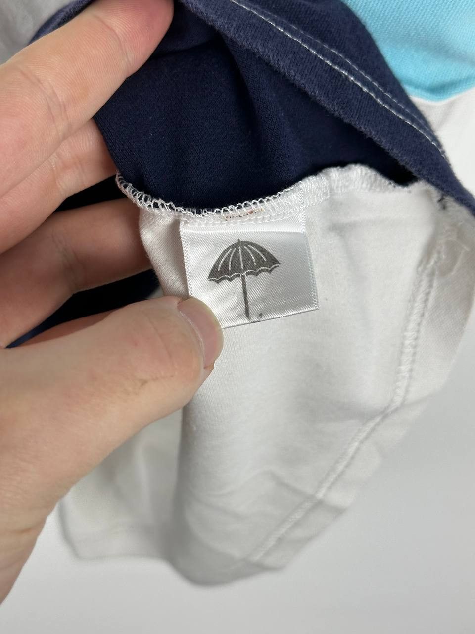 Helas × Japanese Brand × Vintage Helas Umbrella Multicolour Polo T Shirt Size M Size US M / EU 48-50 / 2 - 9 Thumbnail