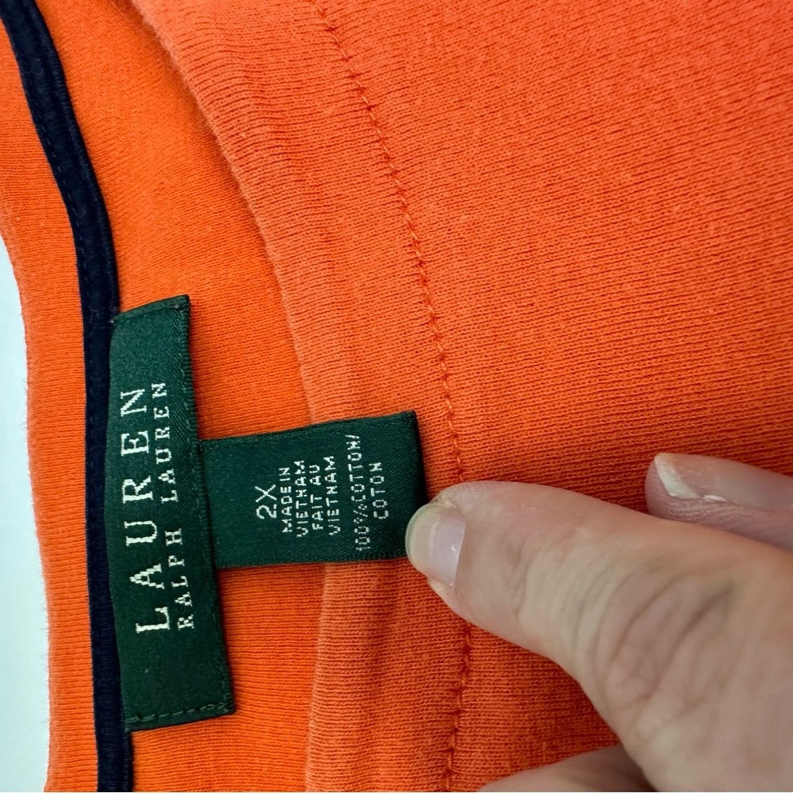 Lauren Ralph Lauren Lauren Ralph Lauren Women’s 2X Striped Button-Shoulder Size XXL / US 16-18 / IT 52-54 - 5 Thumbnail