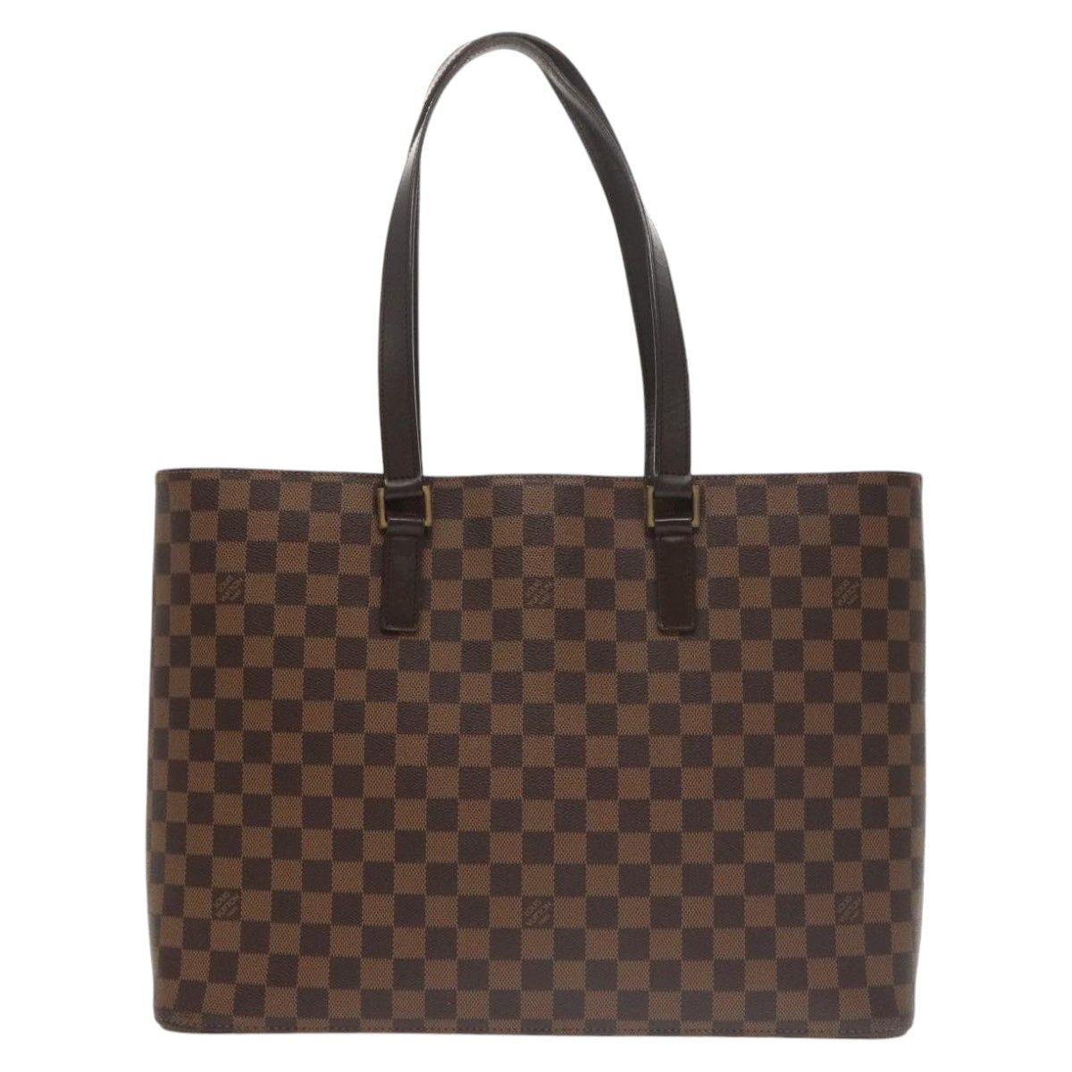 Luco Brown Canvas Tote Bag (Pre-Owned)