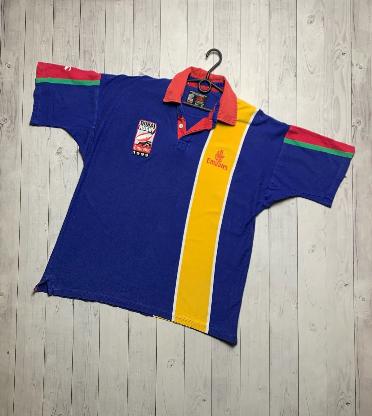 Canterbury of New Zealand × Vintage Vintage Dubai rugby jersey size XL Fly Emirates rare Size US XL / EU 56 / 4 - 1 Thumbnail