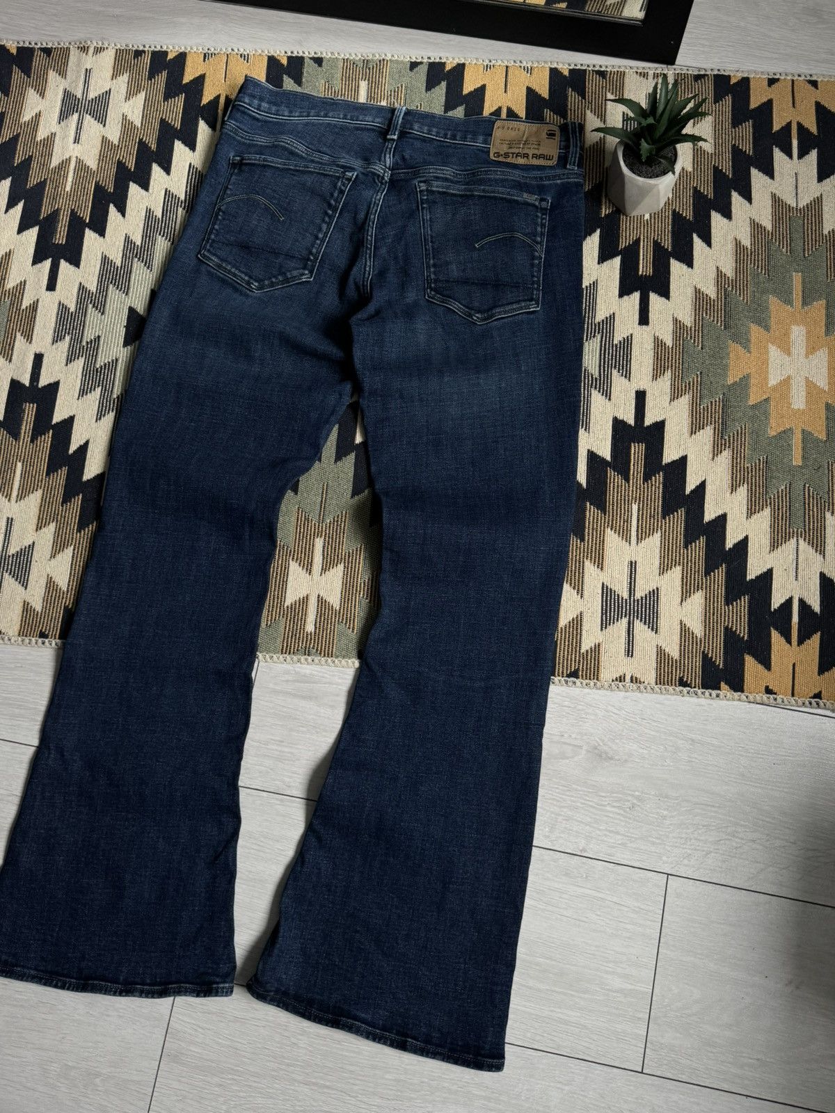 G-Star Vintage G-Star Raw Flare Jeans Y2K Size US 32 / EU 48 - 4 Thumbnail