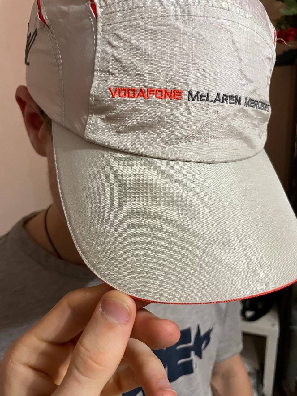Malcolm McLaren × Mercedes-Benz Vodafone McLaren Mercedes Fernando Alonso Lewis Hamilton Cap Size ONE SIZE - 4 Thumbnail