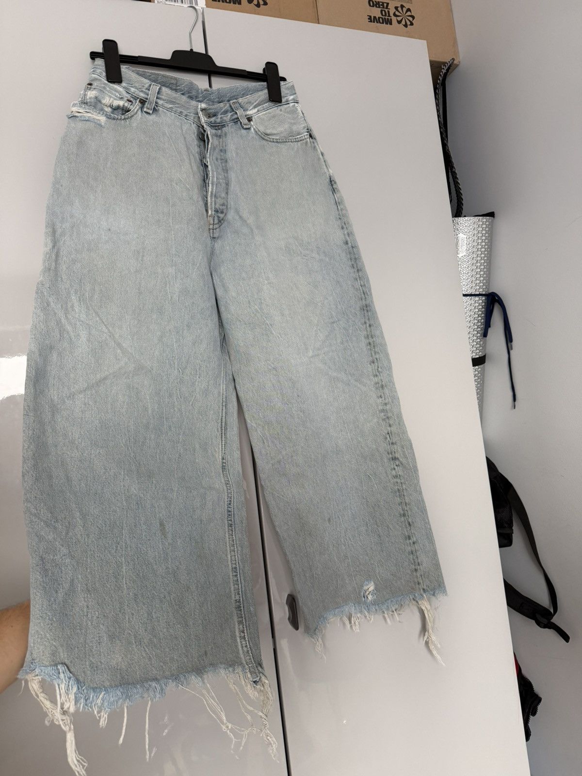 Acne Studios Acne Studios 2023M FN Delta trashed distressed denim pants Size US 29 - 3 Thumbnail