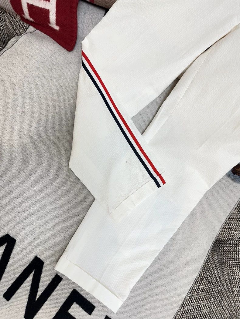 Thom Browne Thom Browne White trousers Size US 40 / EU 56 - 7 Thumbnail
