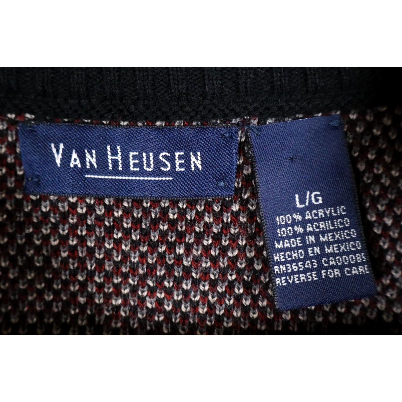 Van Heusen VINTAGE Van Heusen Sweater Shirt? Size US L / EU 52-54 / 3 - 3 Thumbnail