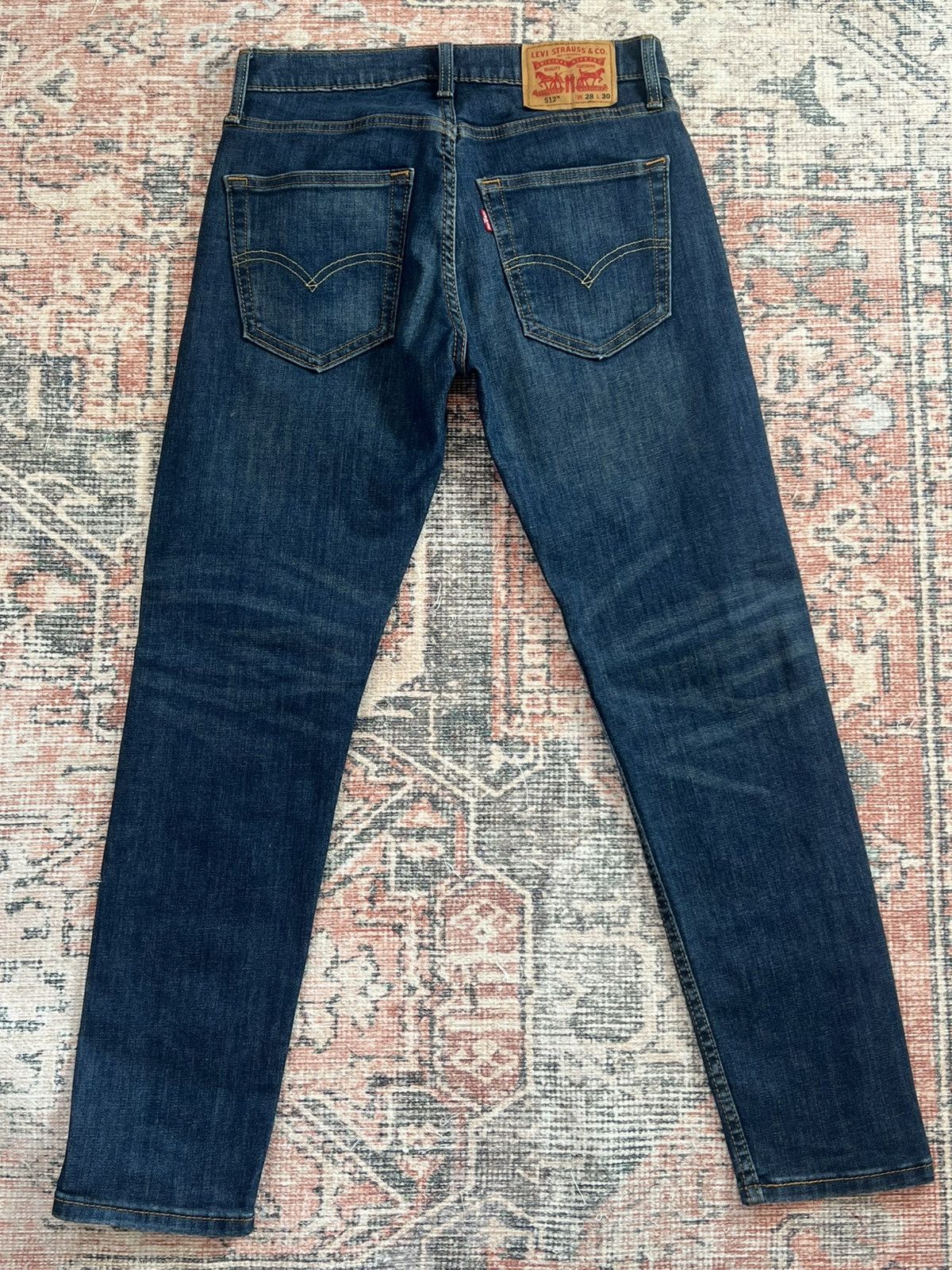 Levi's Levis - 512 - 28W 30L - Washed Blue Size US 28 / EU 44 - 2 Thumbnail