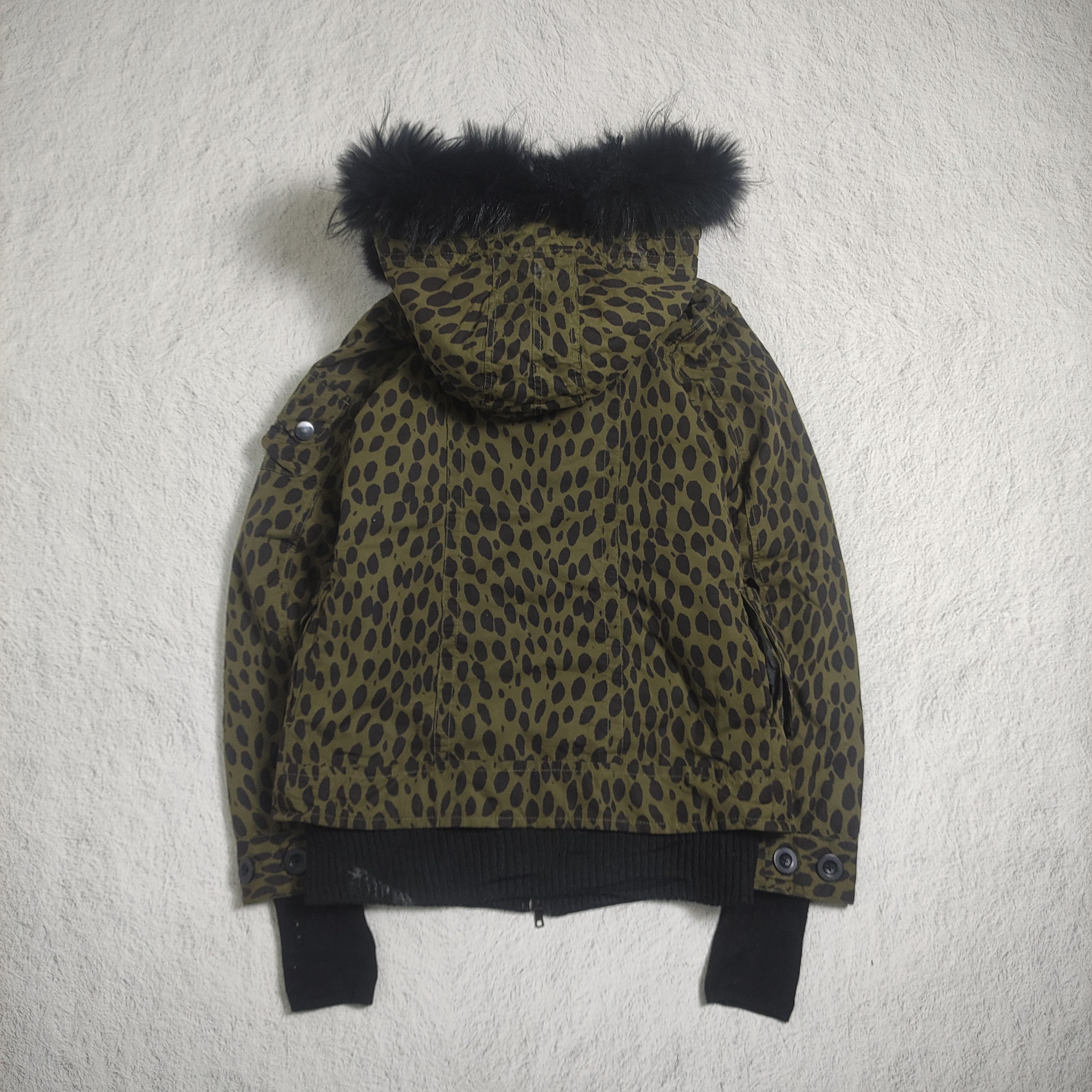 If Six Was Nine × KMRii × Le Grande Bleu (L.G.B.) Sly Fur Raccoon Jacket Loepard Japanese Brand Size US M / EU 48-50 / 2 - 7 Thumbnail