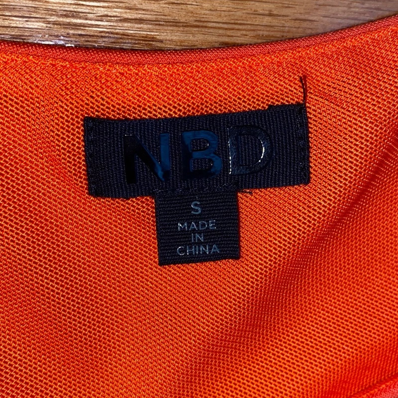 REVOLVE EUC NBD Aaliyah Cut Out One Shoulder Bodysuit Red Orange S Size S / US 4 / IT 40 - 5 Thumbnail