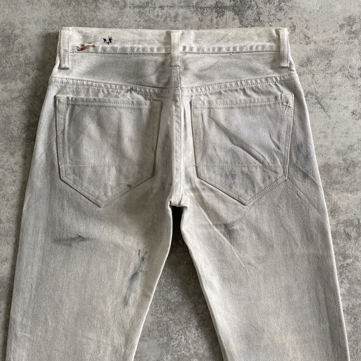 Sanca Sanca Made In Japan Selvedge Waxed Denim Jeans Size US 27 - 13 Thumbnail