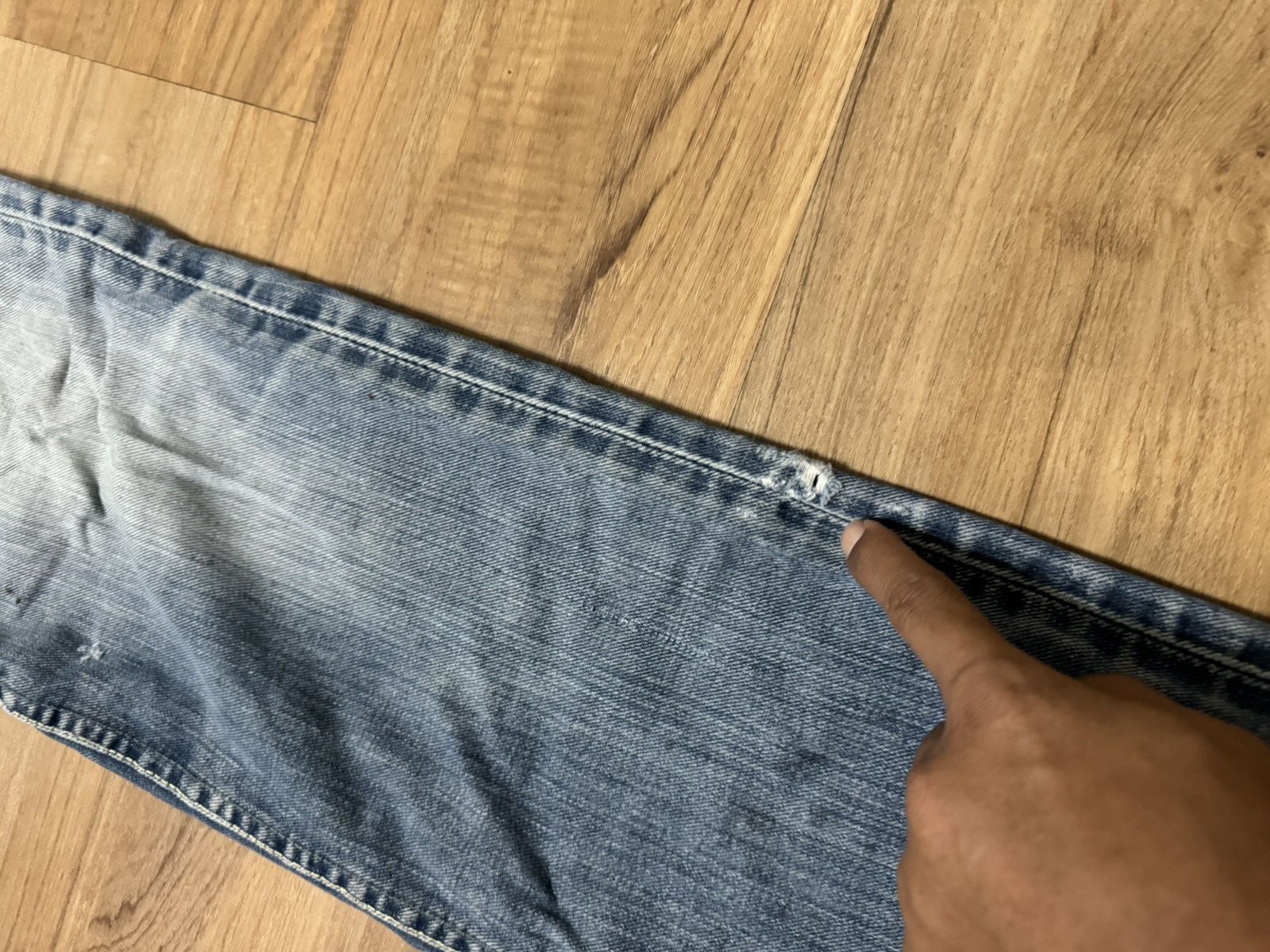 Vintage VINTAGE LEE JEANS Size US 30 / EU 46 - 2 Thumbnail