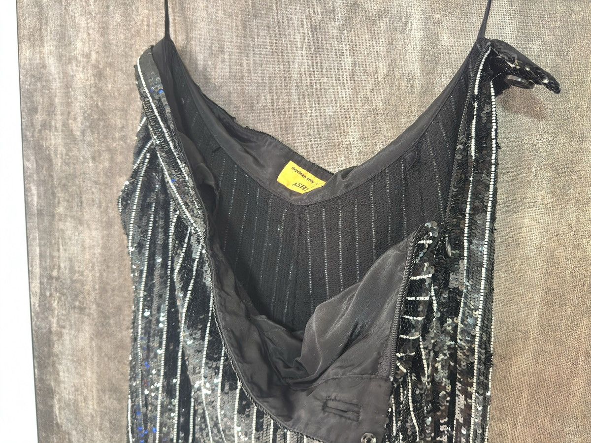 ASHISH Ashish Black Strips pleated Sequins Pants Unisex size M Size 32" / US 10 / IT 46 - 9 Thumbnail